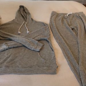 Two Piece Pajama Set (Only worn once!)